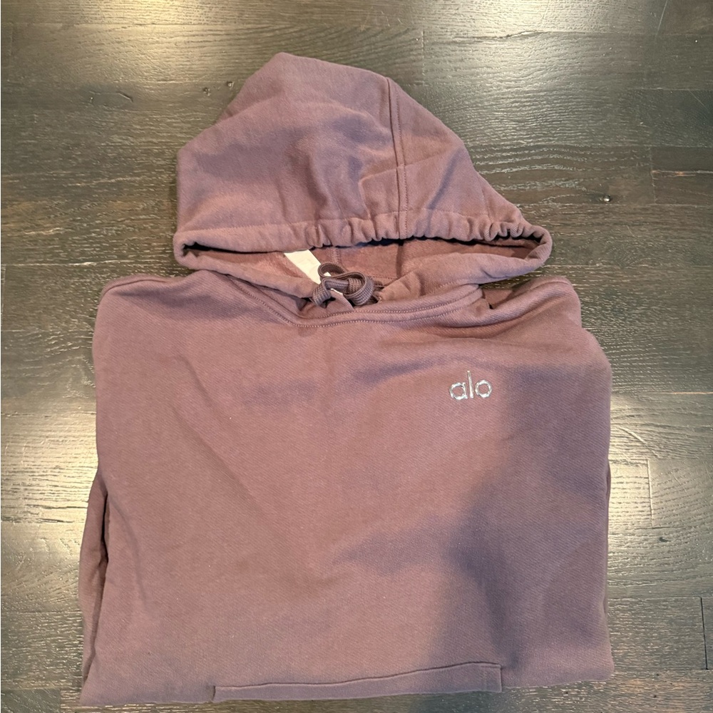 Alo Purple Hoodie Raisin color? Perhaps. Xxs  .